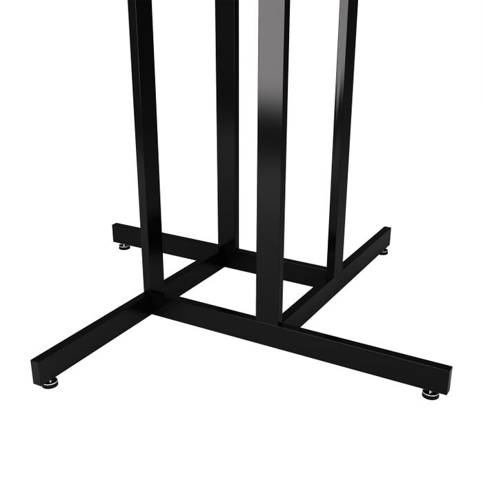 4-Way Rectangular Tubing Rack w/ Straight Arms – Impact Wall Brands